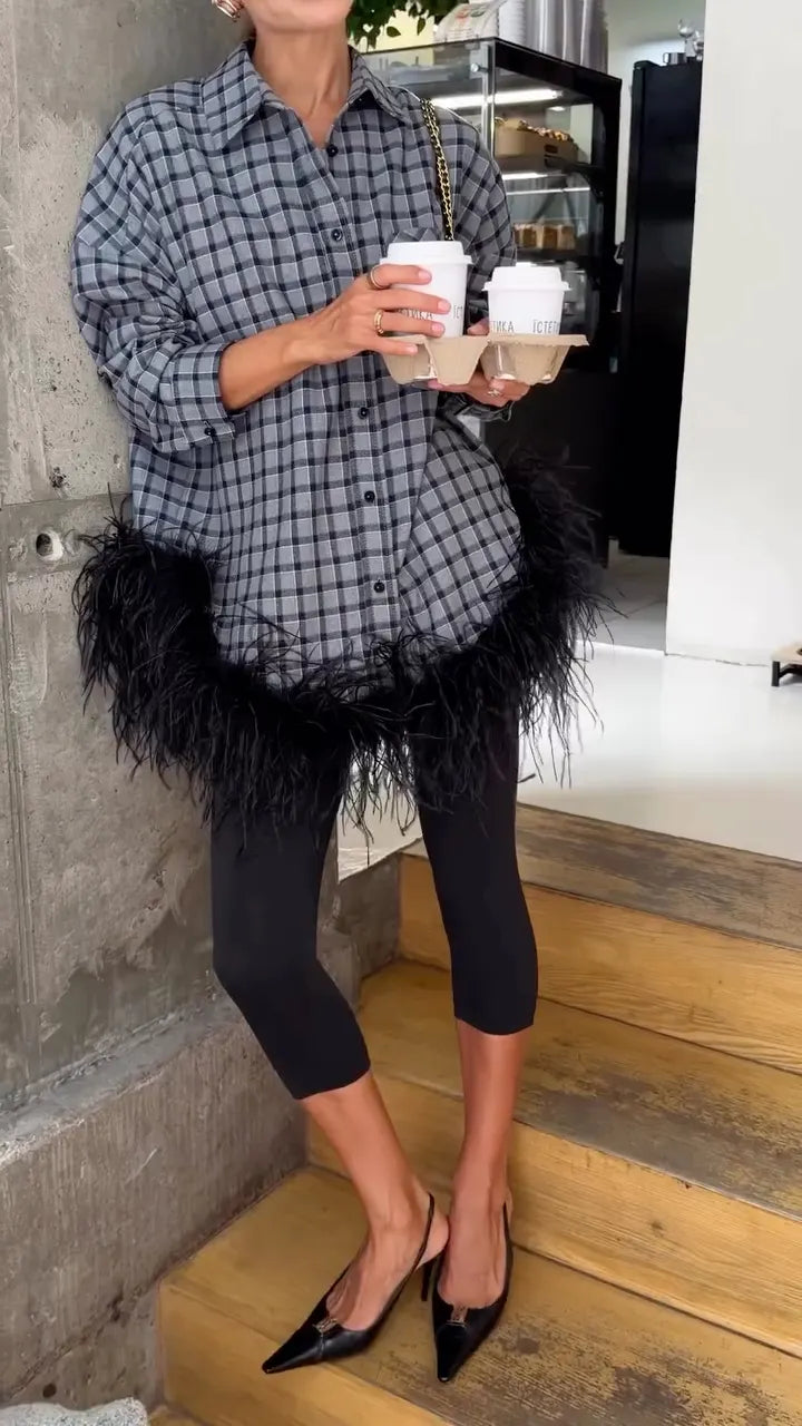Oversized Plaid Shirt