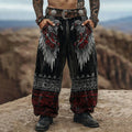 Men's Viking Raven Totem Nordic Retro Pants