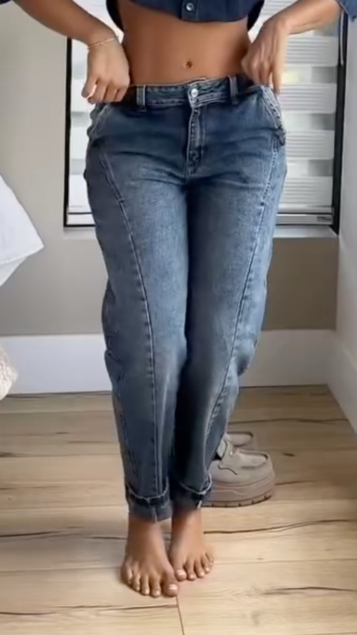 Washed Blue Slim Denim Jeans