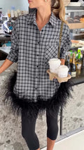 Oversized Plaid Shirt
