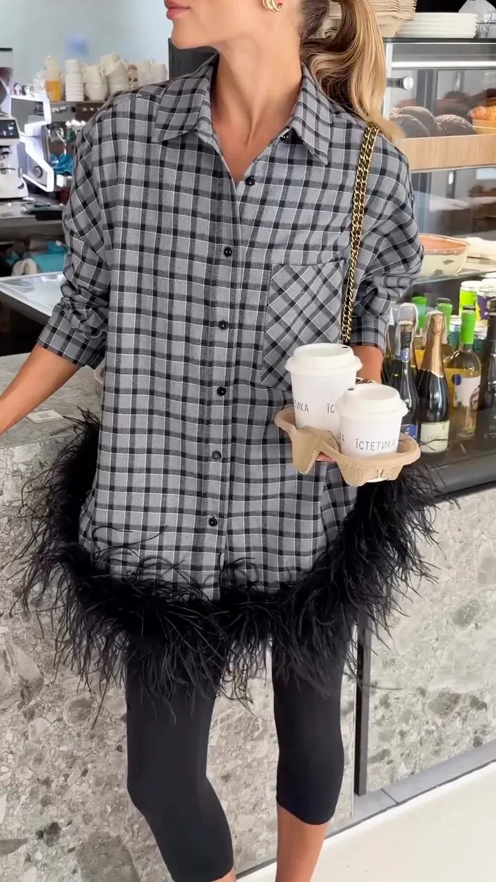 Oversized Plaid Shirt